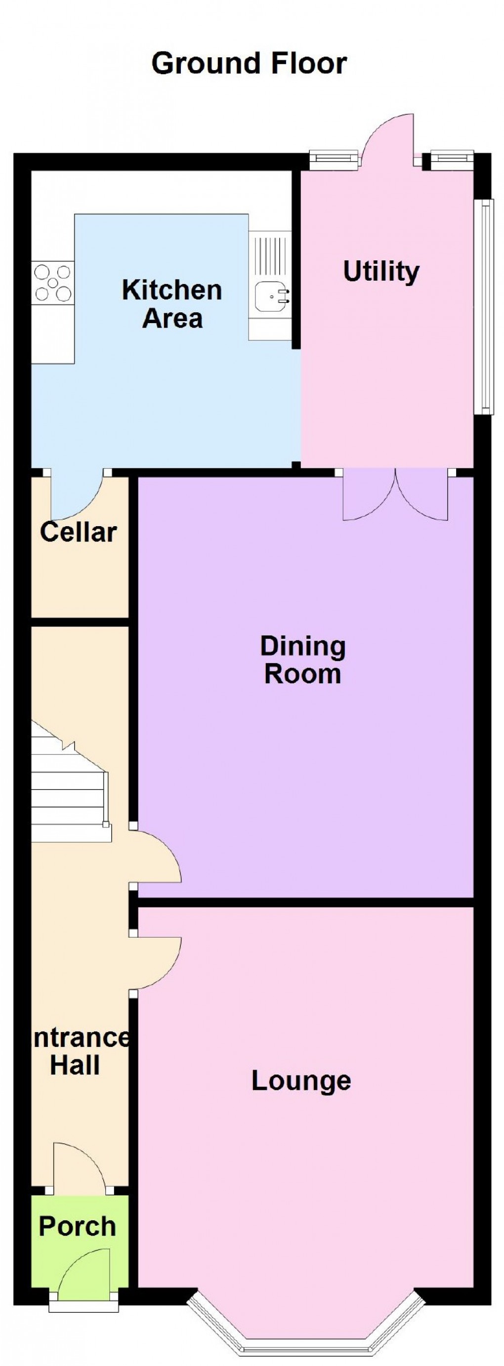 Floorplan for Fairfield Road, Buxton, Derbyshire