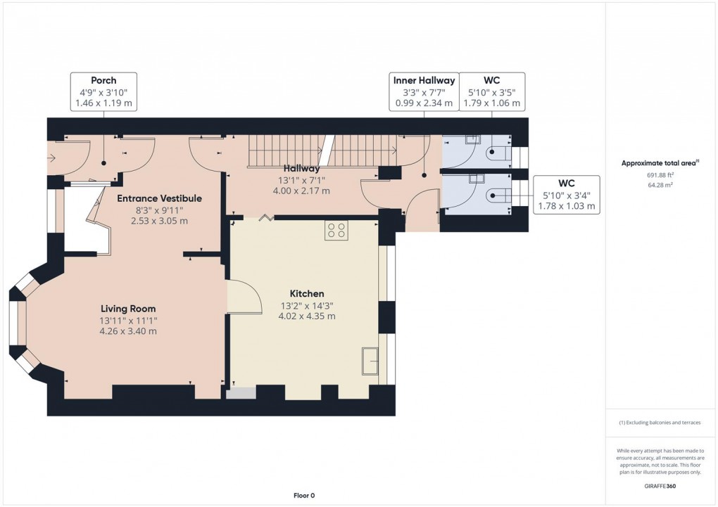 Floorplan for Hall Bank, Buxton