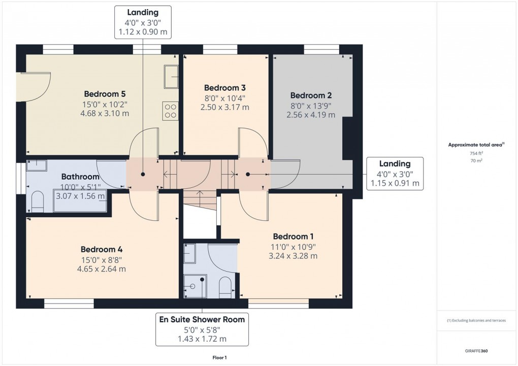 Floorplan for Burlow Road, Buxton