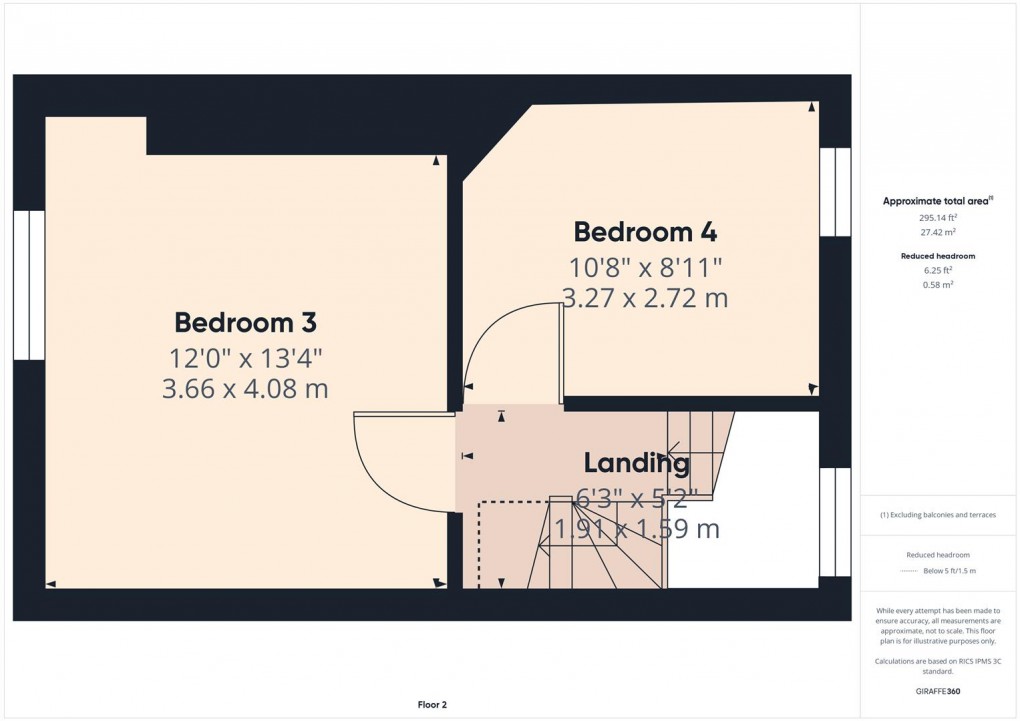Floorplan for Dale Road, Buxton