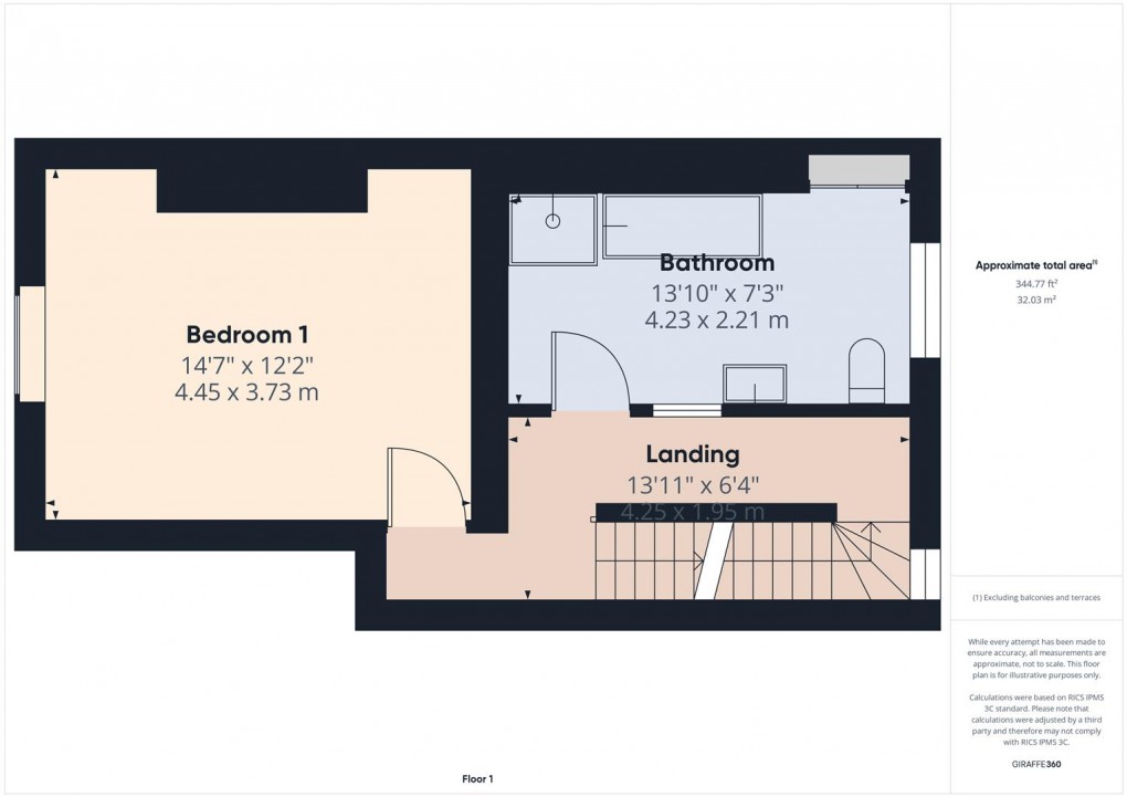 Floorplan for Queens Road, Buxton