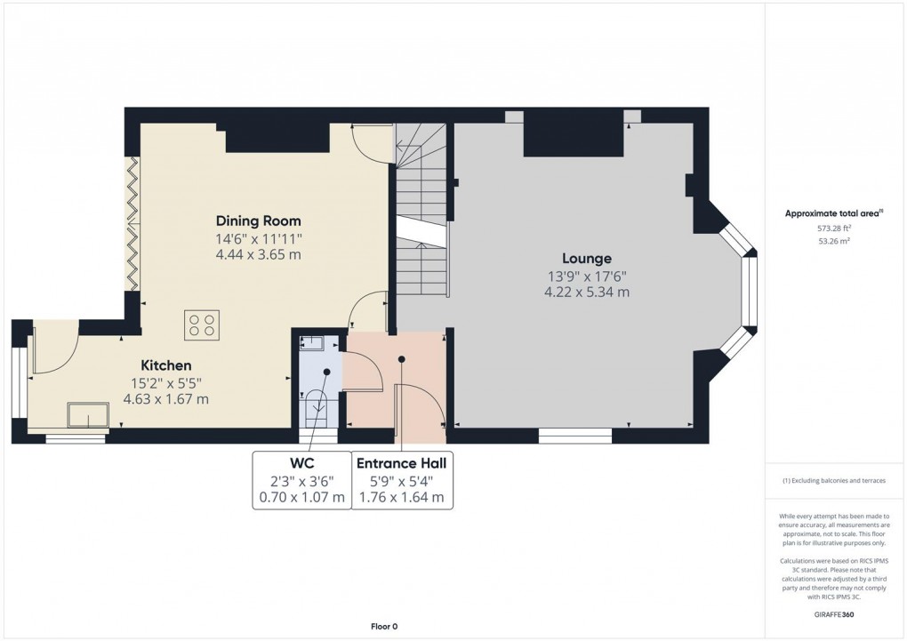 Floorplan for St. Peters Road, Buxton