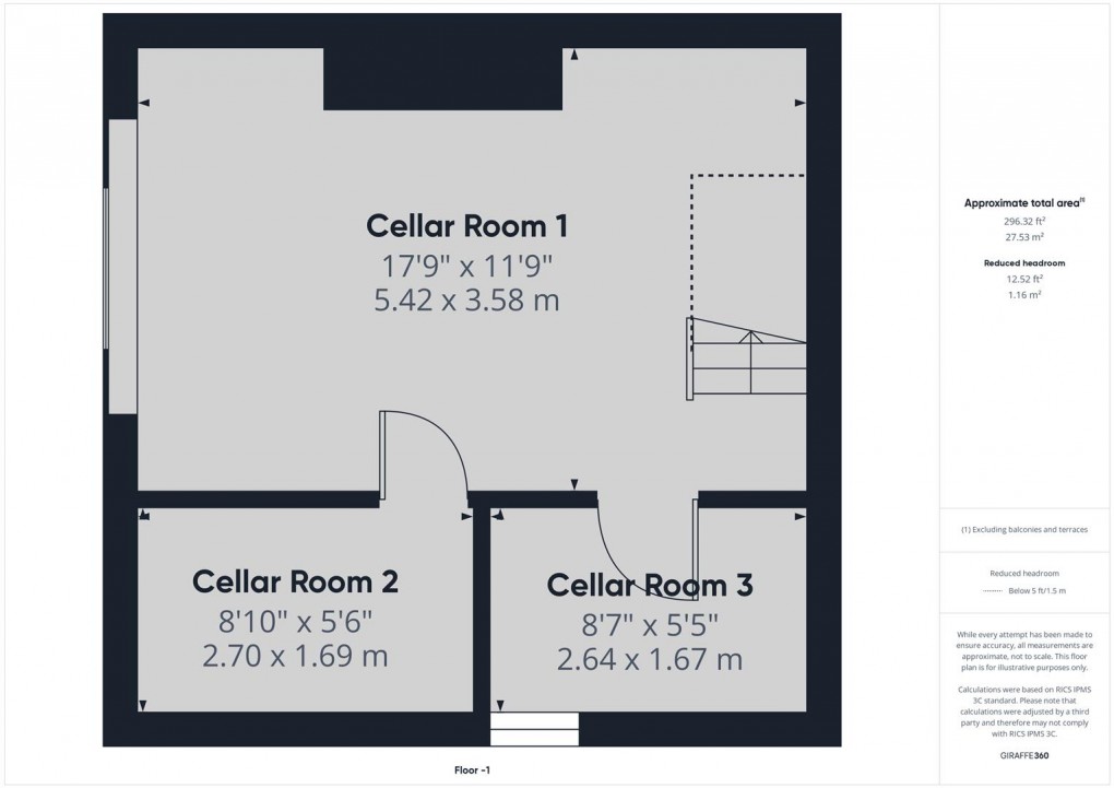 Floorplan for St. Peters Road, Buxton