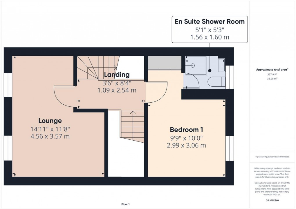 Floorplan for Carr Road, Buxton