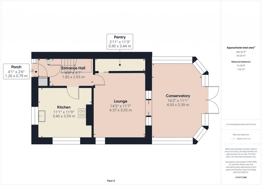 Floorplan for Victoria Park Road, Buxton