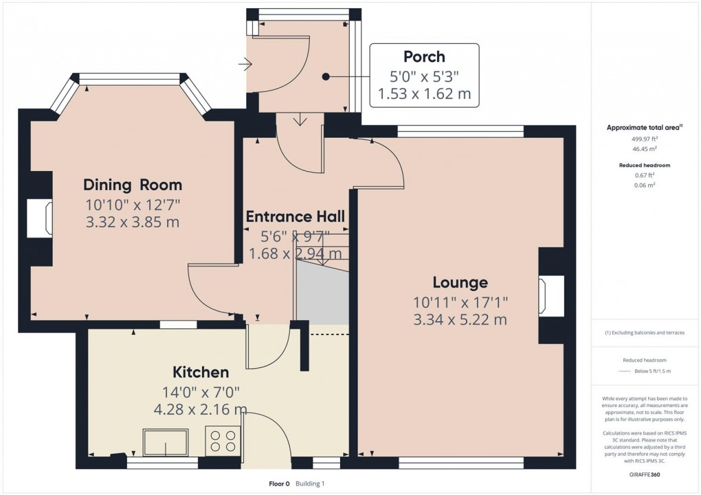Floorplan for Lightwood Road, Buxton