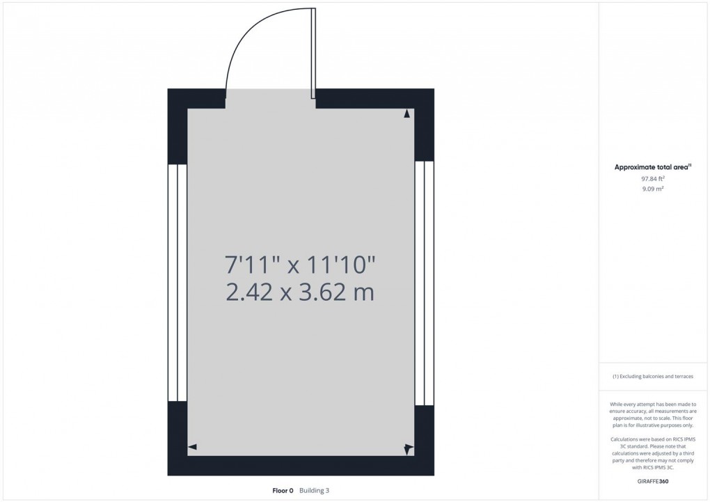 Floorplan for Lightwood Road, Buxton