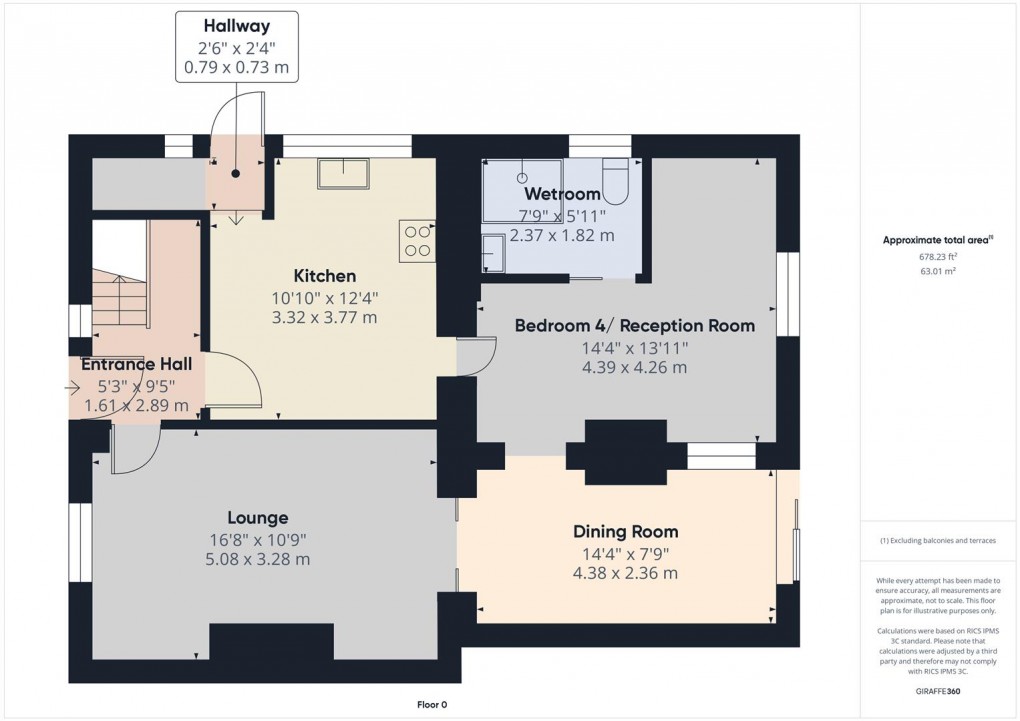 Floorplan for Ferneydale Avenue, Buxton