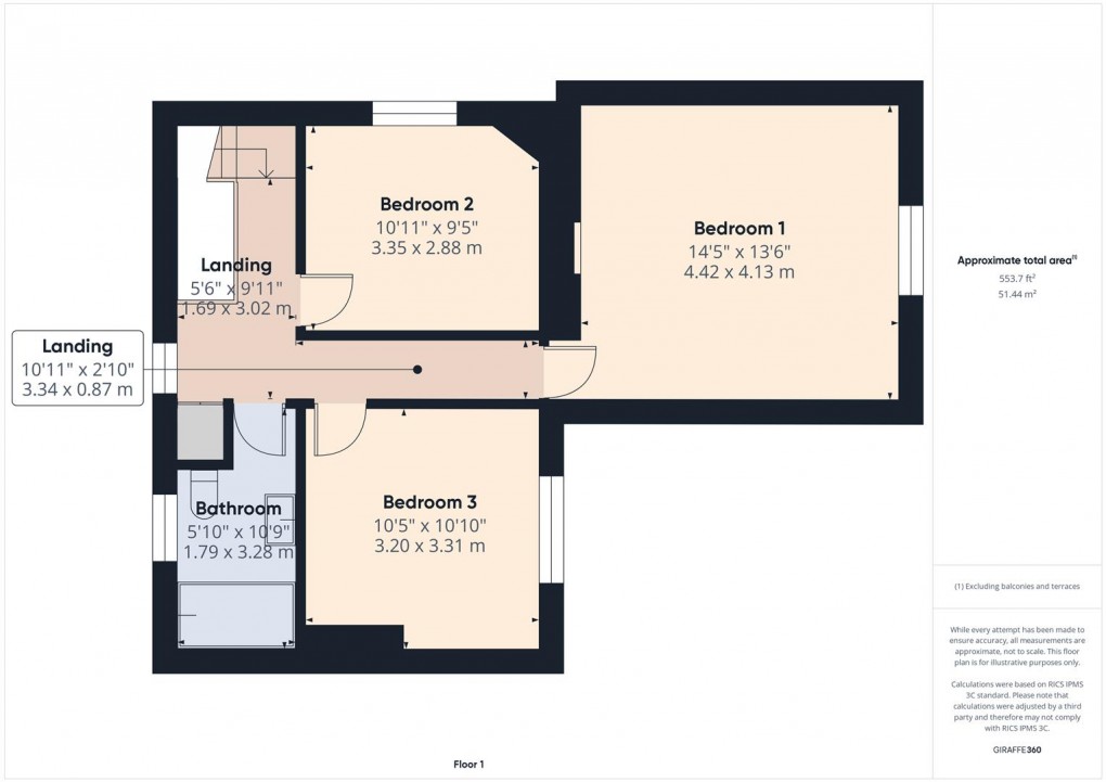 Floorplan for Ferneydale Avenue, Buxton
