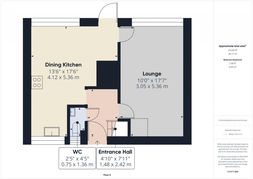 Floorplan for Granby Road, Buxton