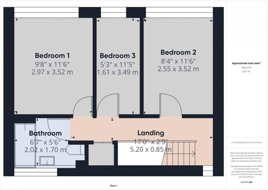 Floorplan for Granby Road, Buxton