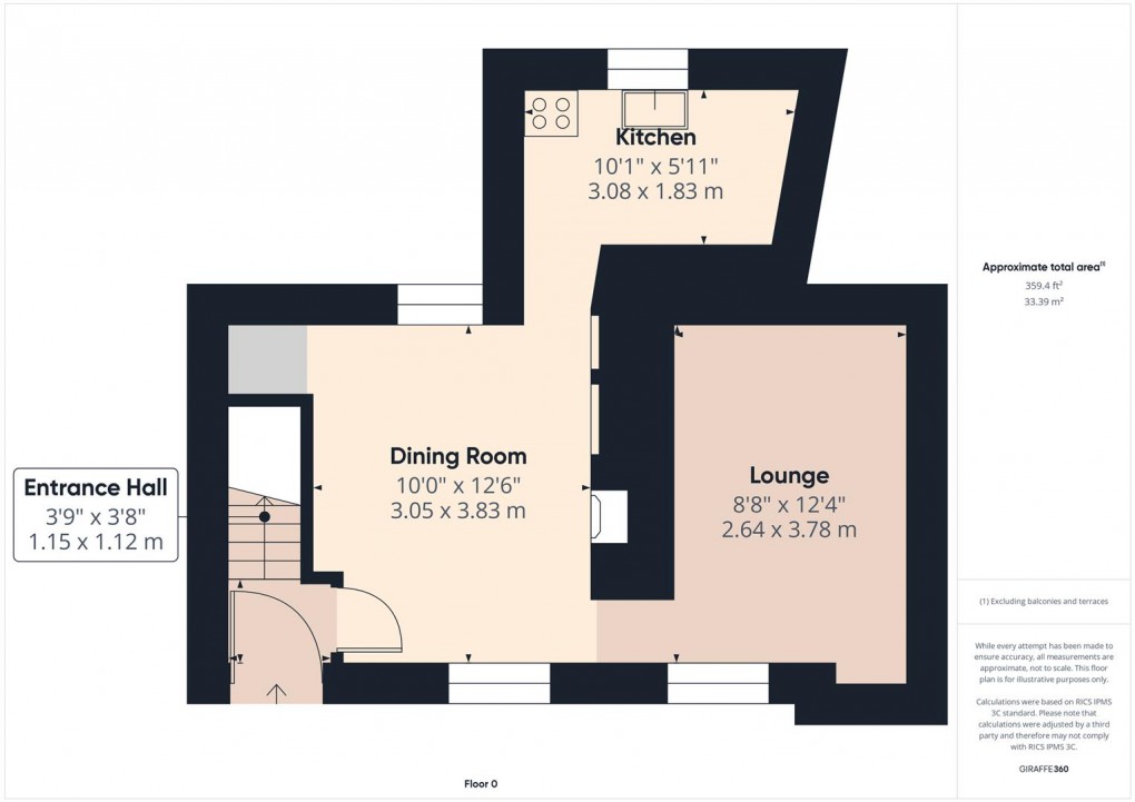 Floorplan for Leek Road, Longnor, Buxton