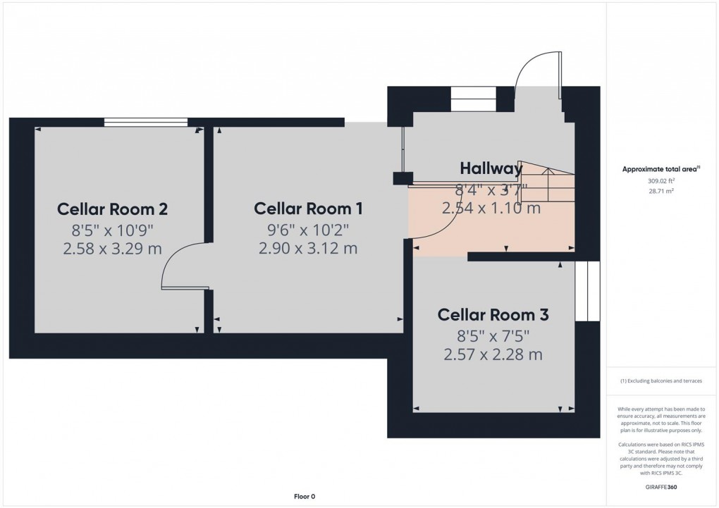 Floorplan for Lightwood Road, Buxton