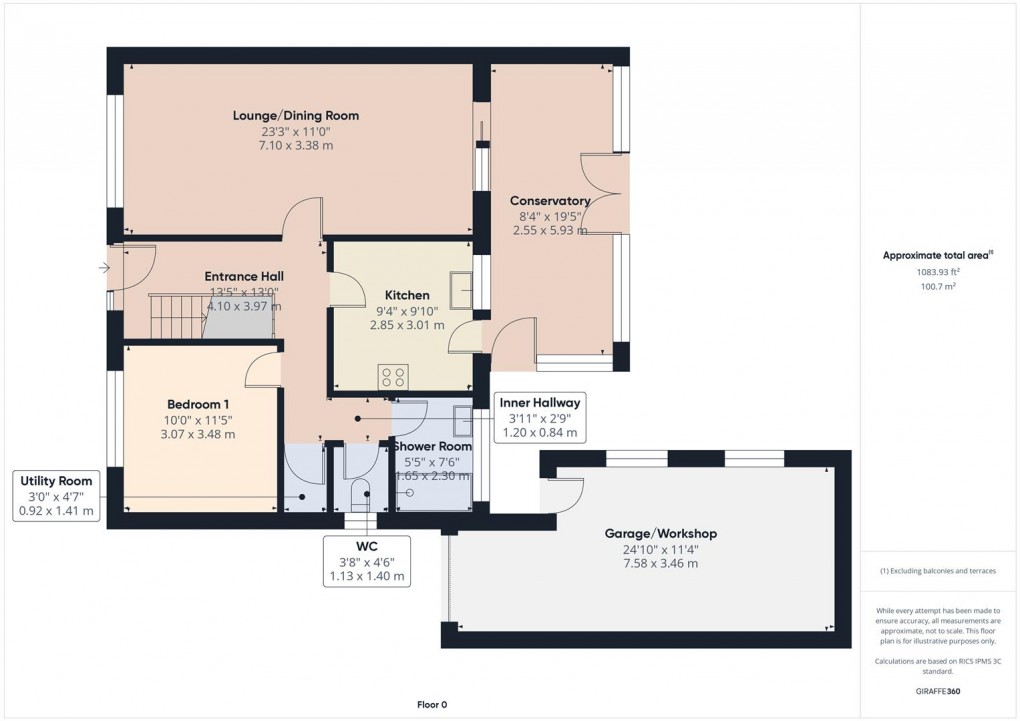 Floorplan for Harpur Hill Road, Buxton