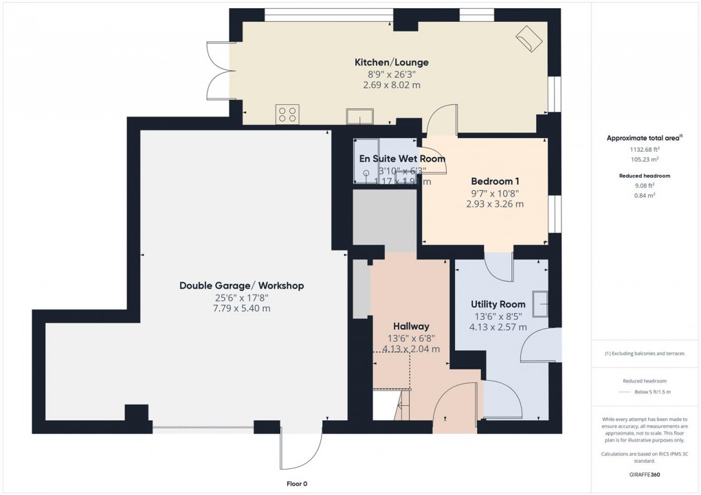 Floorplan for Quarnford, Nr Buxton