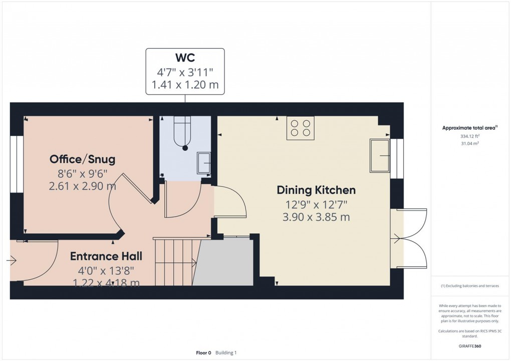 Floorplan for Carr Road, Buxton
