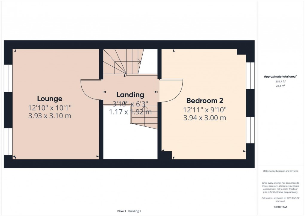 Floorplan for Carr Road, Buxton