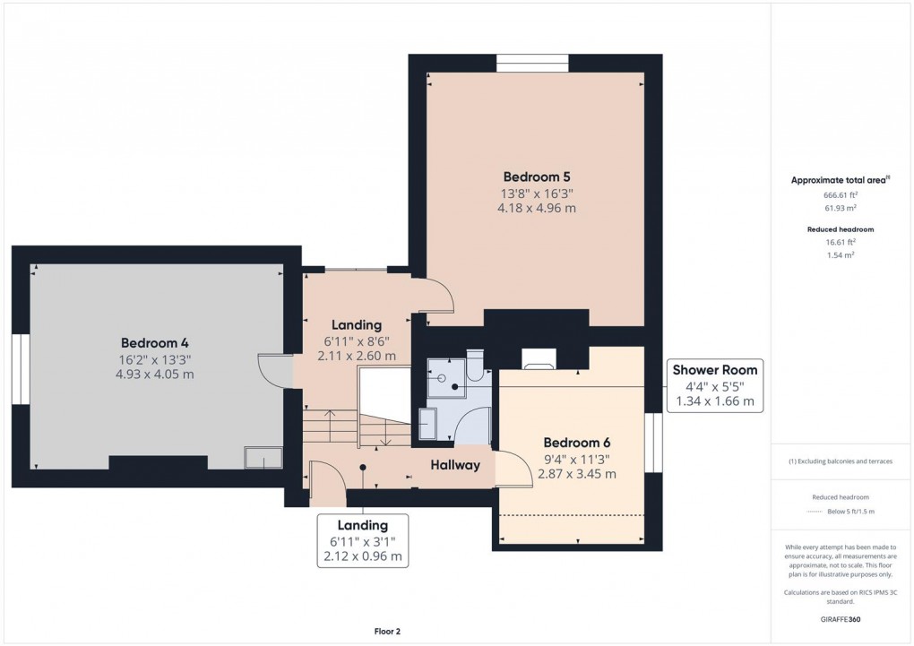 Floorplan for Marlborough Road, Buxton