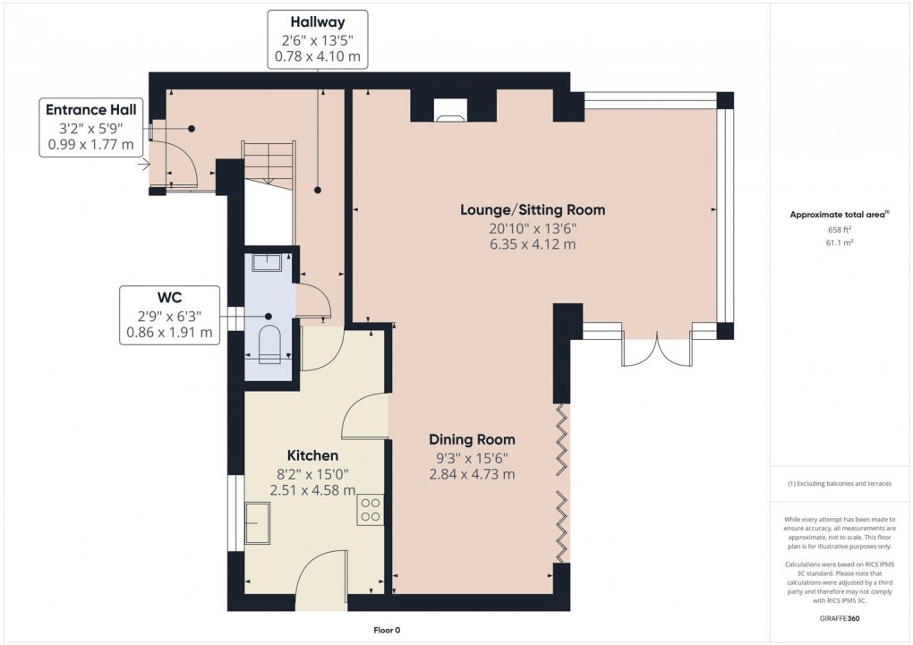 Floorplan for Lismore Road, Buxton