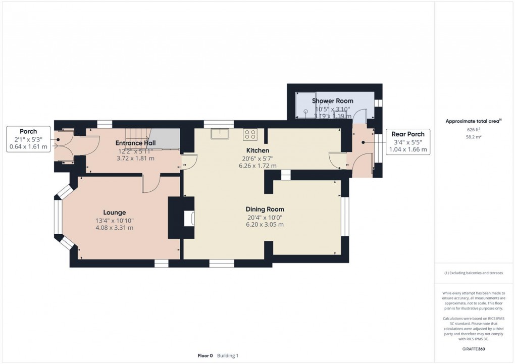 Floorplan for Pomeroy, Nr Buxton