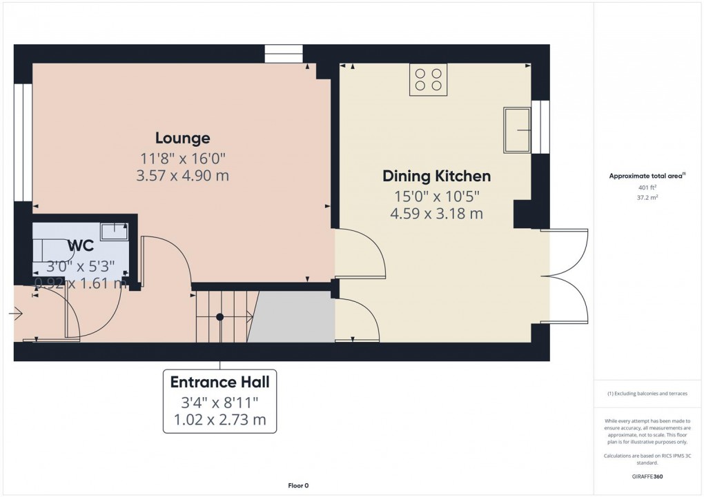 Floorplan for Harpur Hill, Buxton