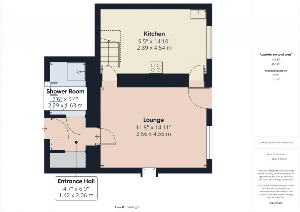 Floorplan for King Sterndale, Buxton