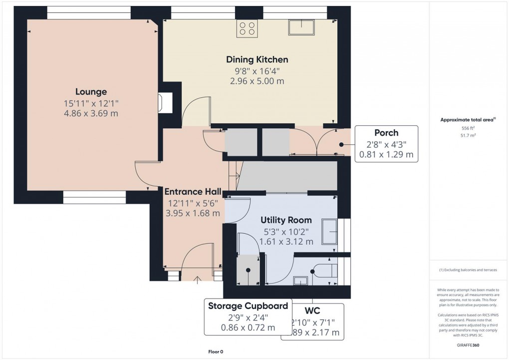 Floorplan for Burlington Road, Buxton