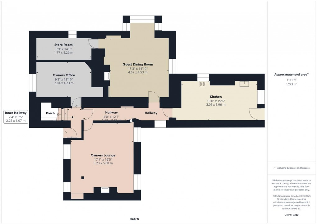 Floorplan for Fairfield Road, Buxton