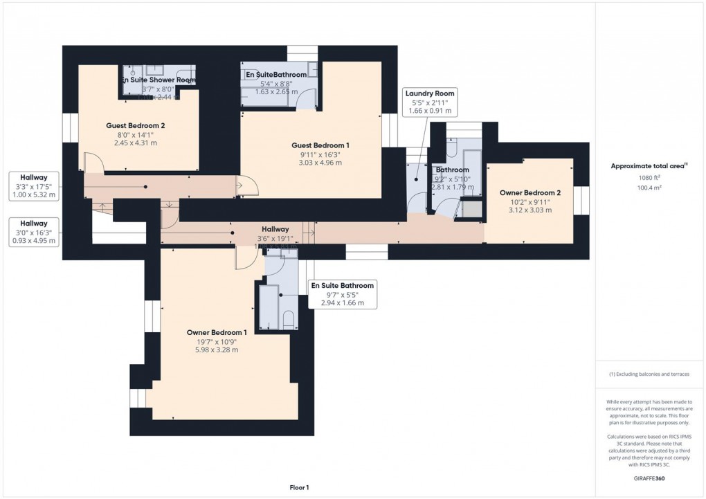 Floorplan for Fairfield Road, Buxton