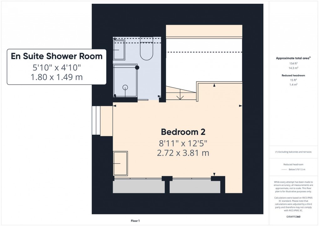 Floorplan for Fairfield Road, Buxton