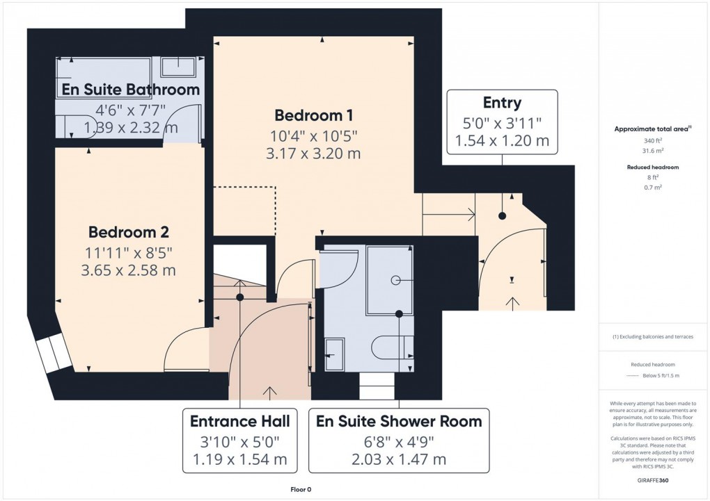 Floorplan for Fairfield Road, Buxton