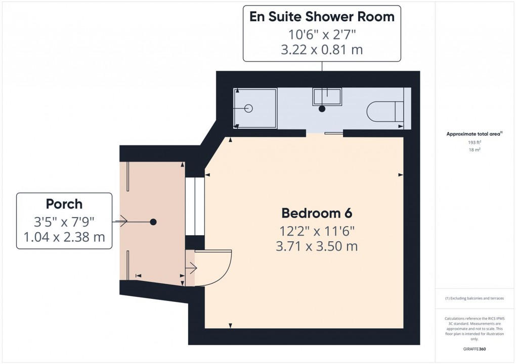 Floorplan for Fairfield Road, Buxton