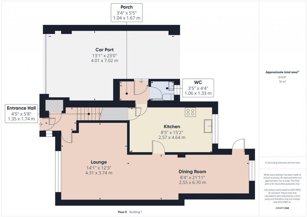 Floorplan for Hereford Close, Buxton
