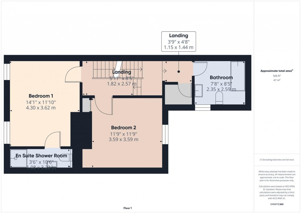 Floorplan for South Avenue, Buxton