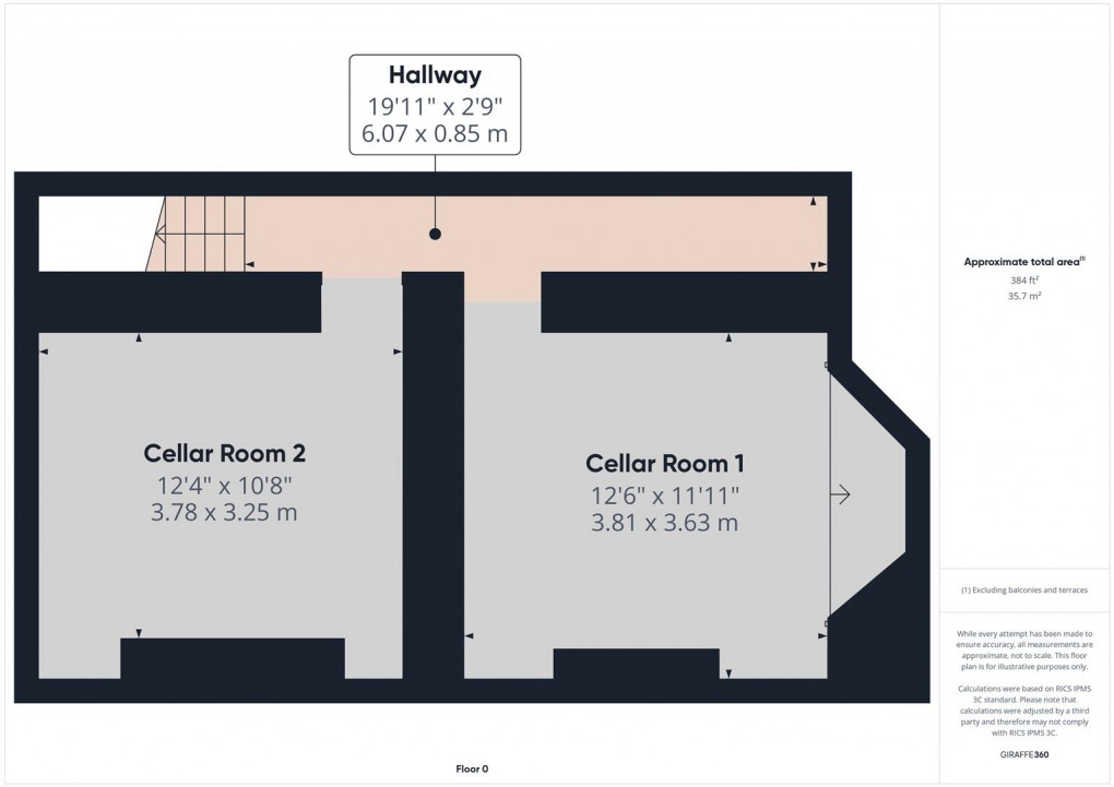 Floorplan for Crowestones, Buxton
