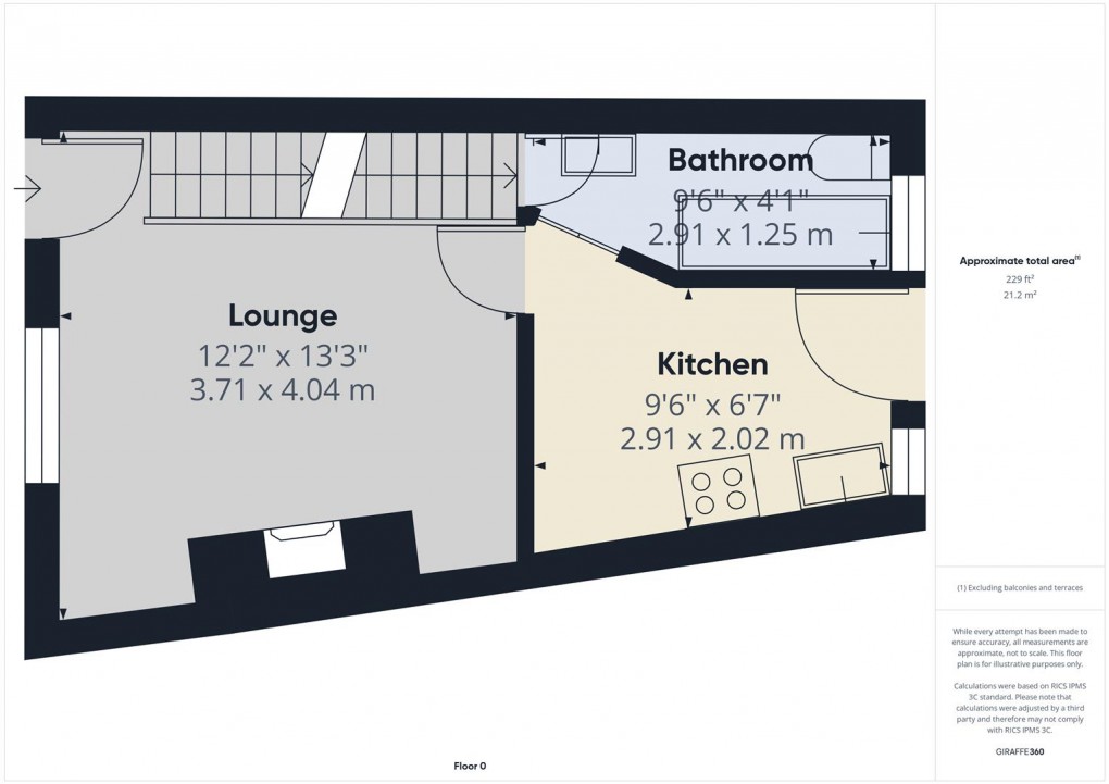 Floorplan for Charles Street, Buxton
