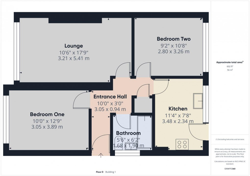 Floorplan for Turncliffe Close, Buxton