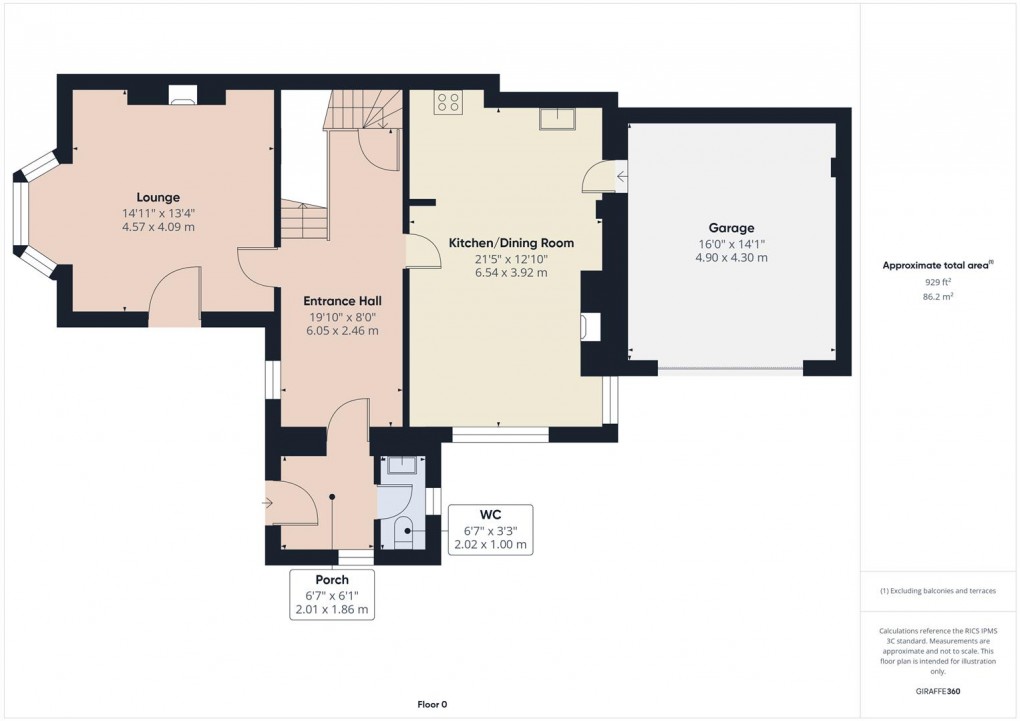 Floorplan for Hardwick Square South, Buxton