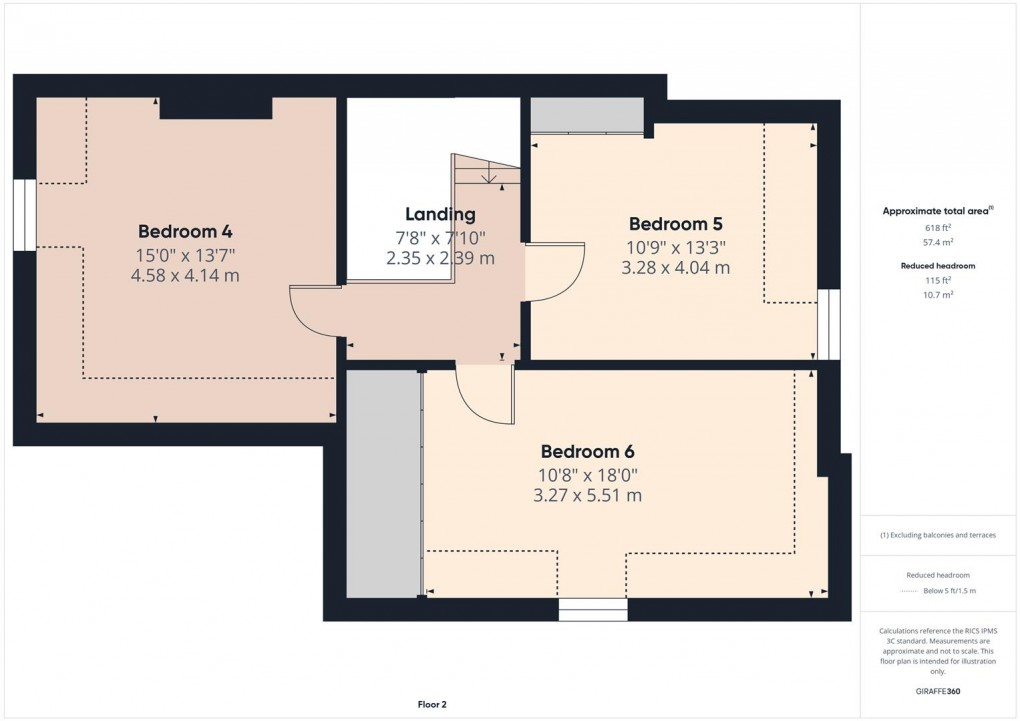 Floorplan for Hardwick Square South, Buxton