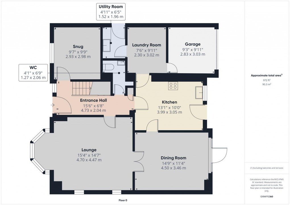 Floorplan for Lascelles Road, Buxton
