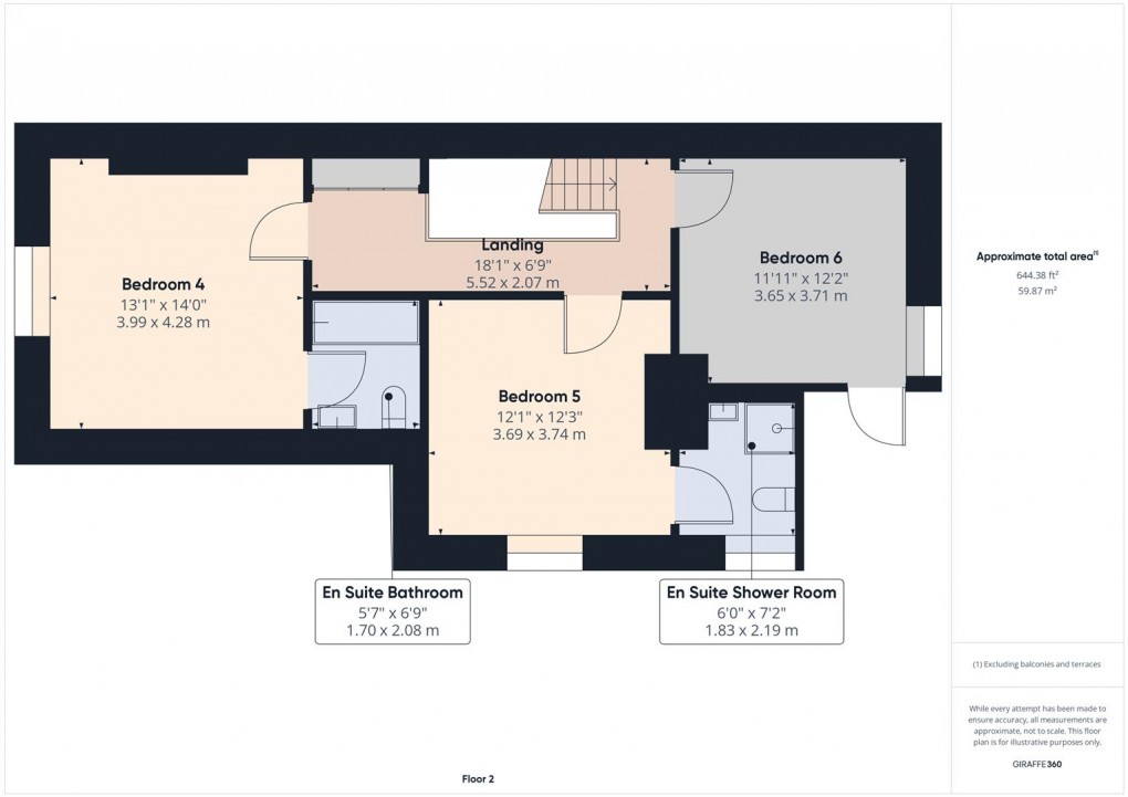 Floorplan for Compton Road, Buxton