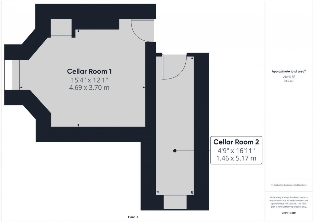 Floorplan for Compton Road, Buxton