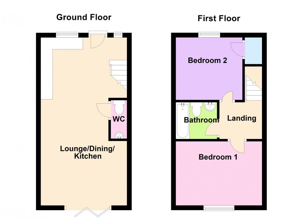 Floorplan for Temple Road, Buxton