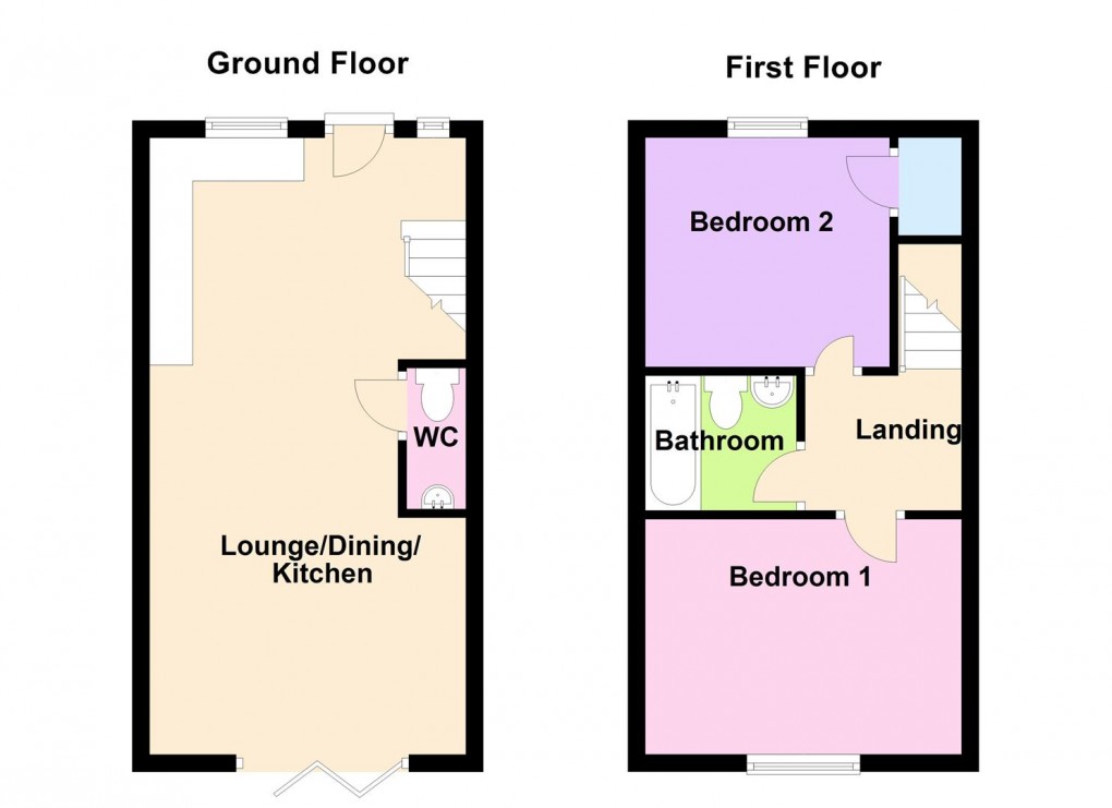 Floorplan for Temple Road, Buxton
