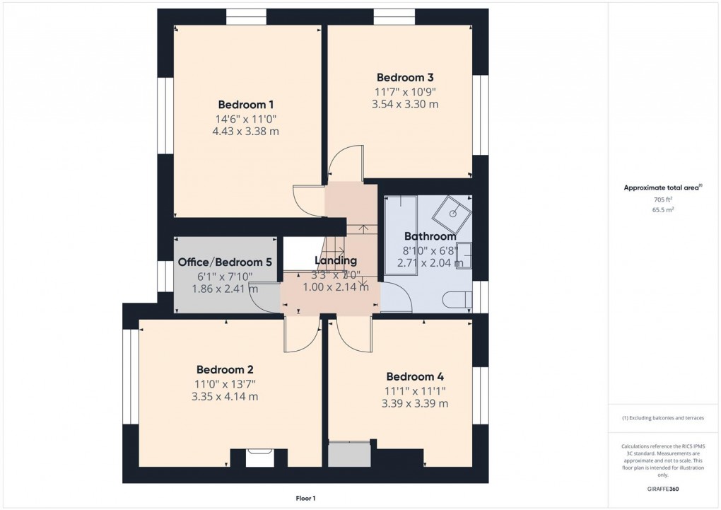 Floorplan for Macclesfield Old Road, Buxton