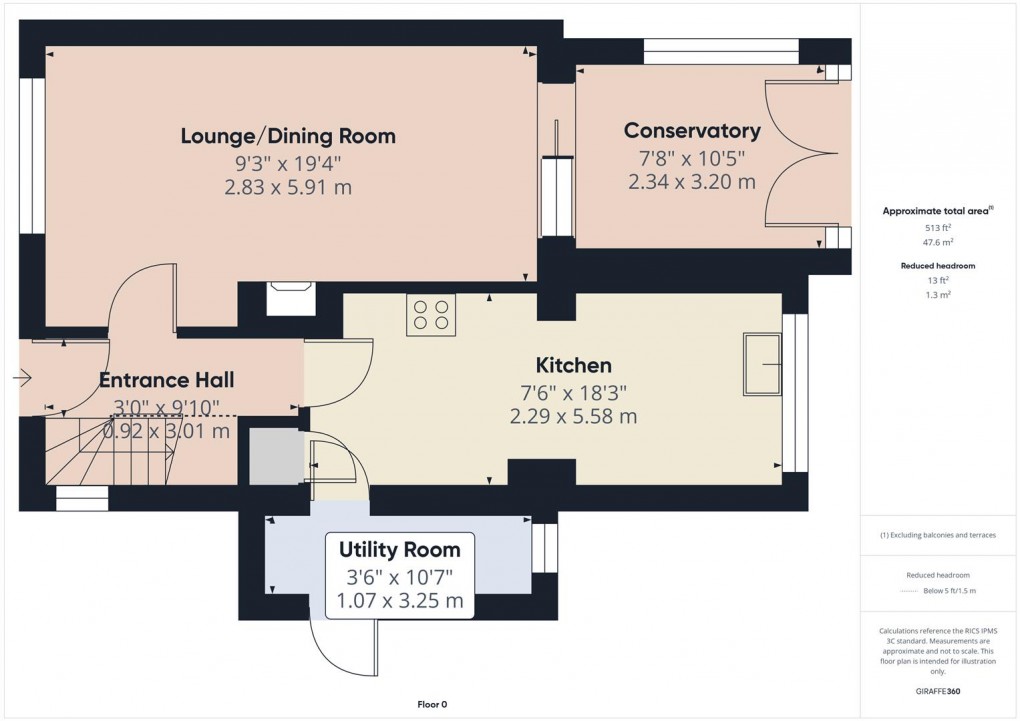 Floorplan for Victoria Park Road, Buxton