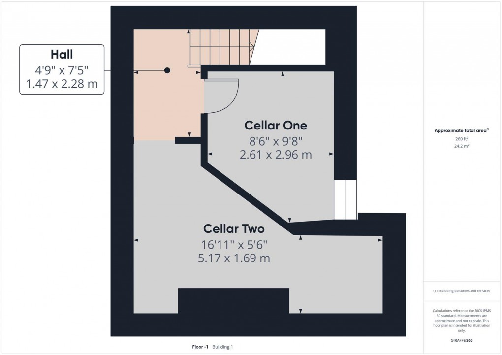 Floorplan for Lightwood Road, Buxton