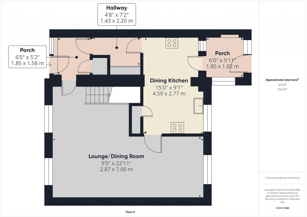 Floorplan for Devonshire Road, Buxton