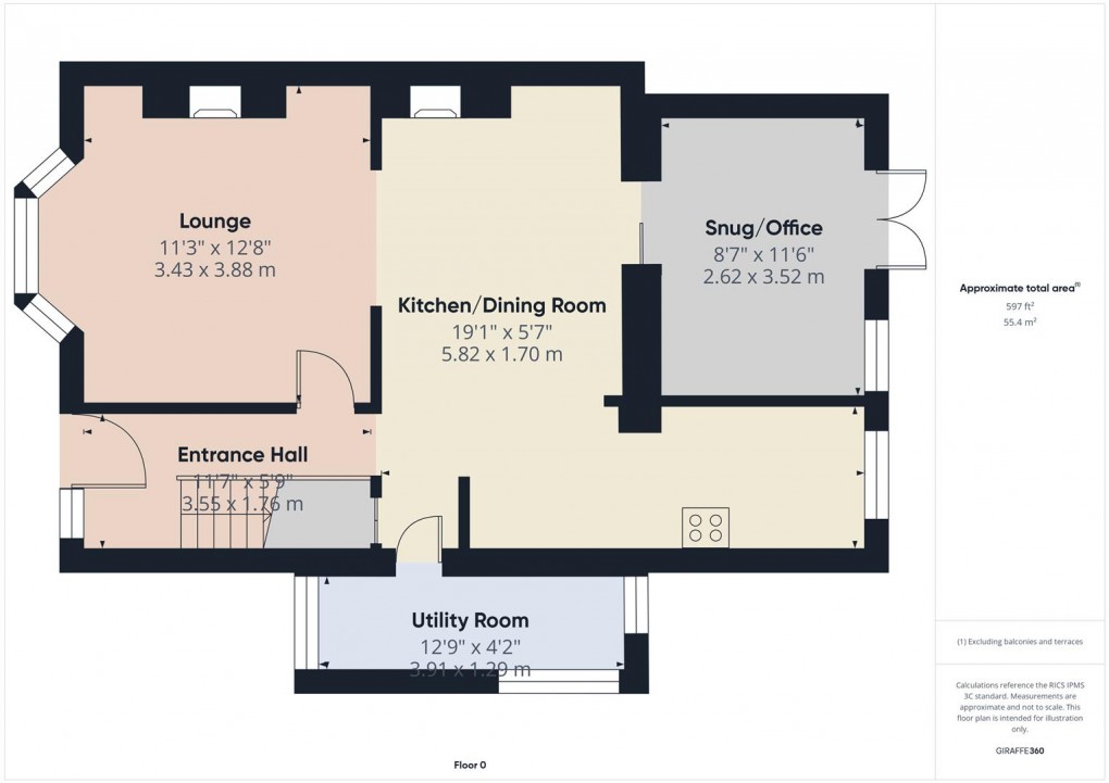 Floorplan for Orchard Avenue, Whaley Bridge