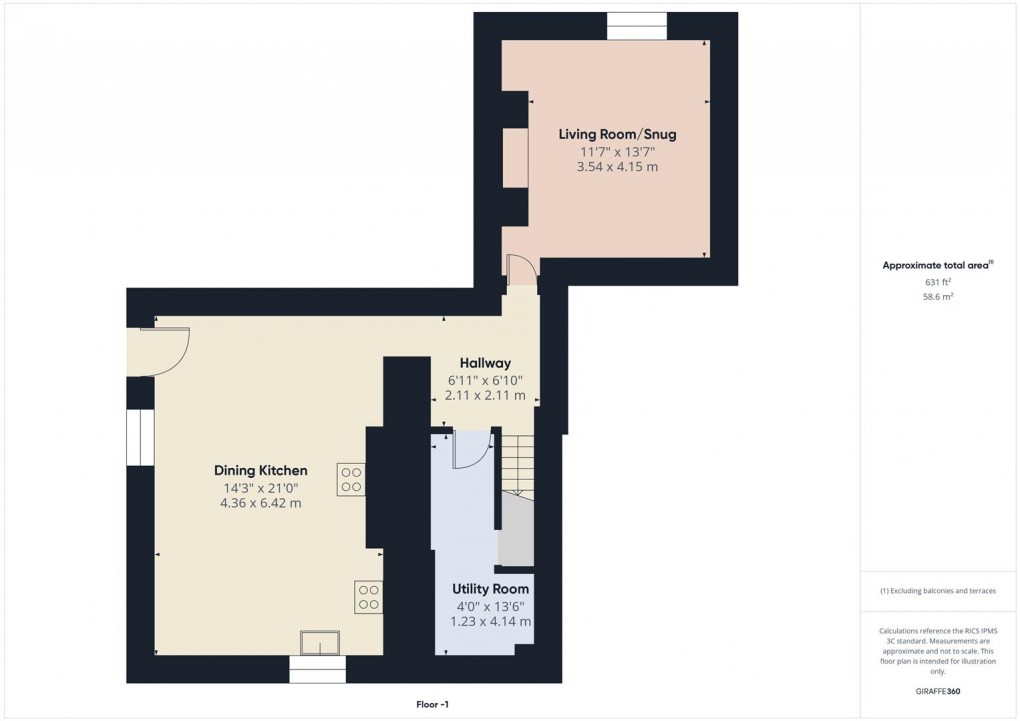 Floorplan for Green Lane, Buxton